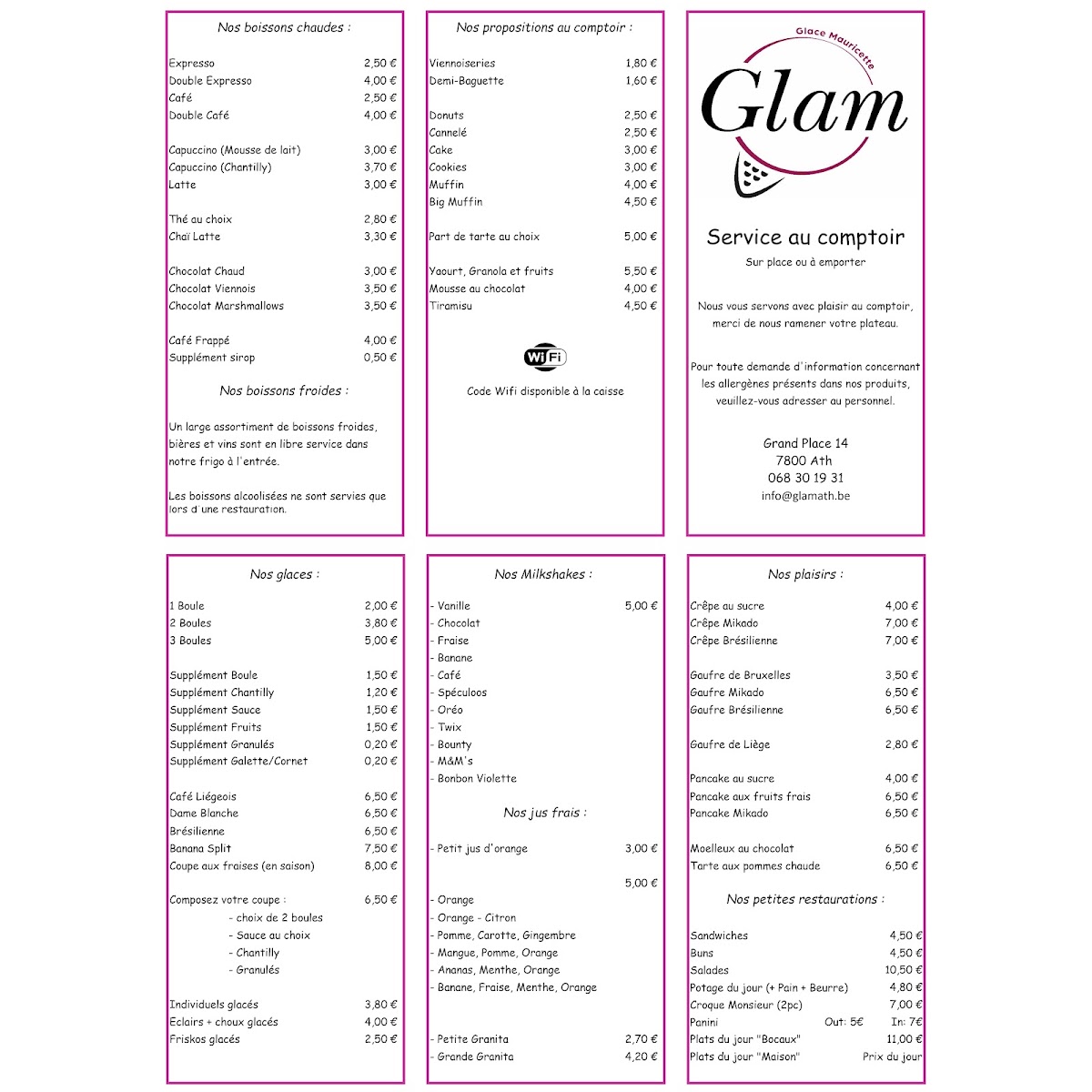 Menu Glam Ath-2