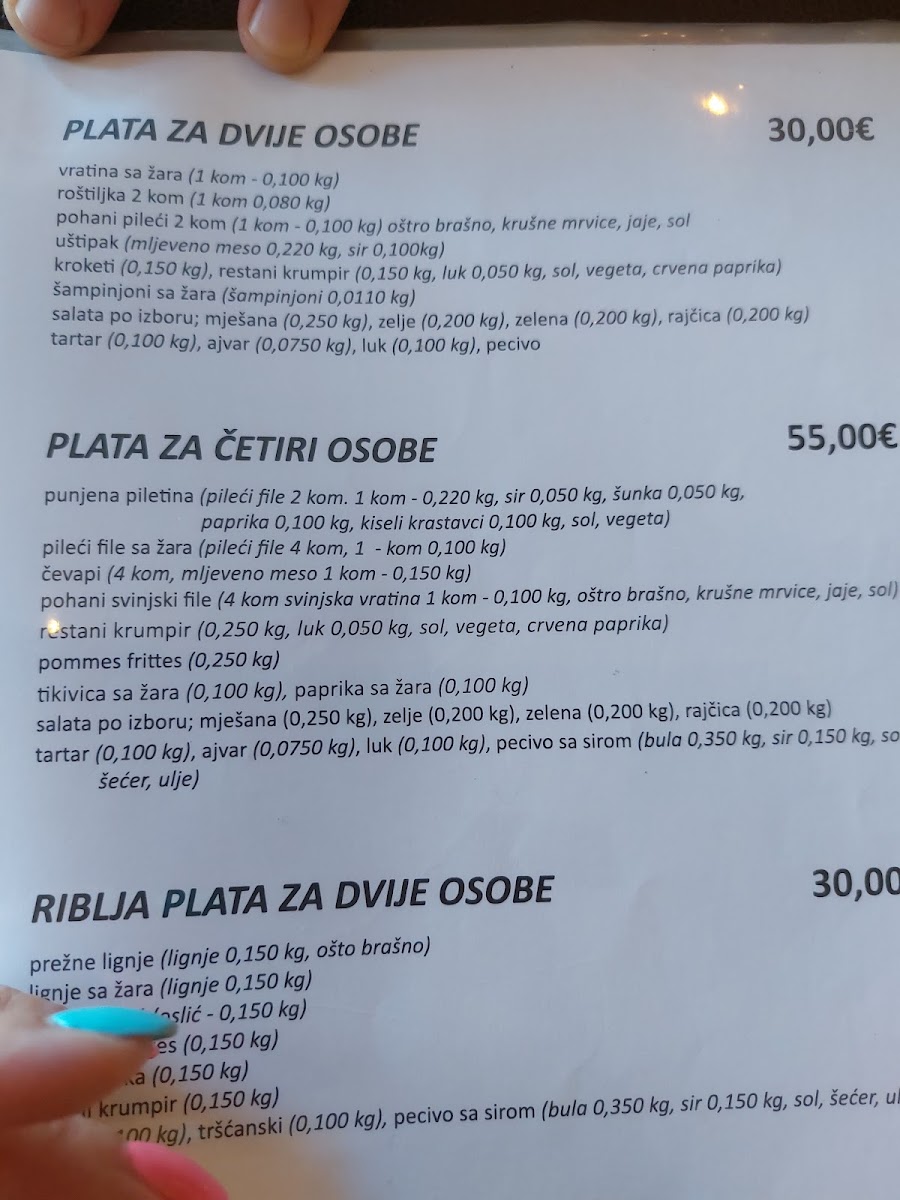 Menu Glamour Bistro And Pizzeria | Bjelovar-4