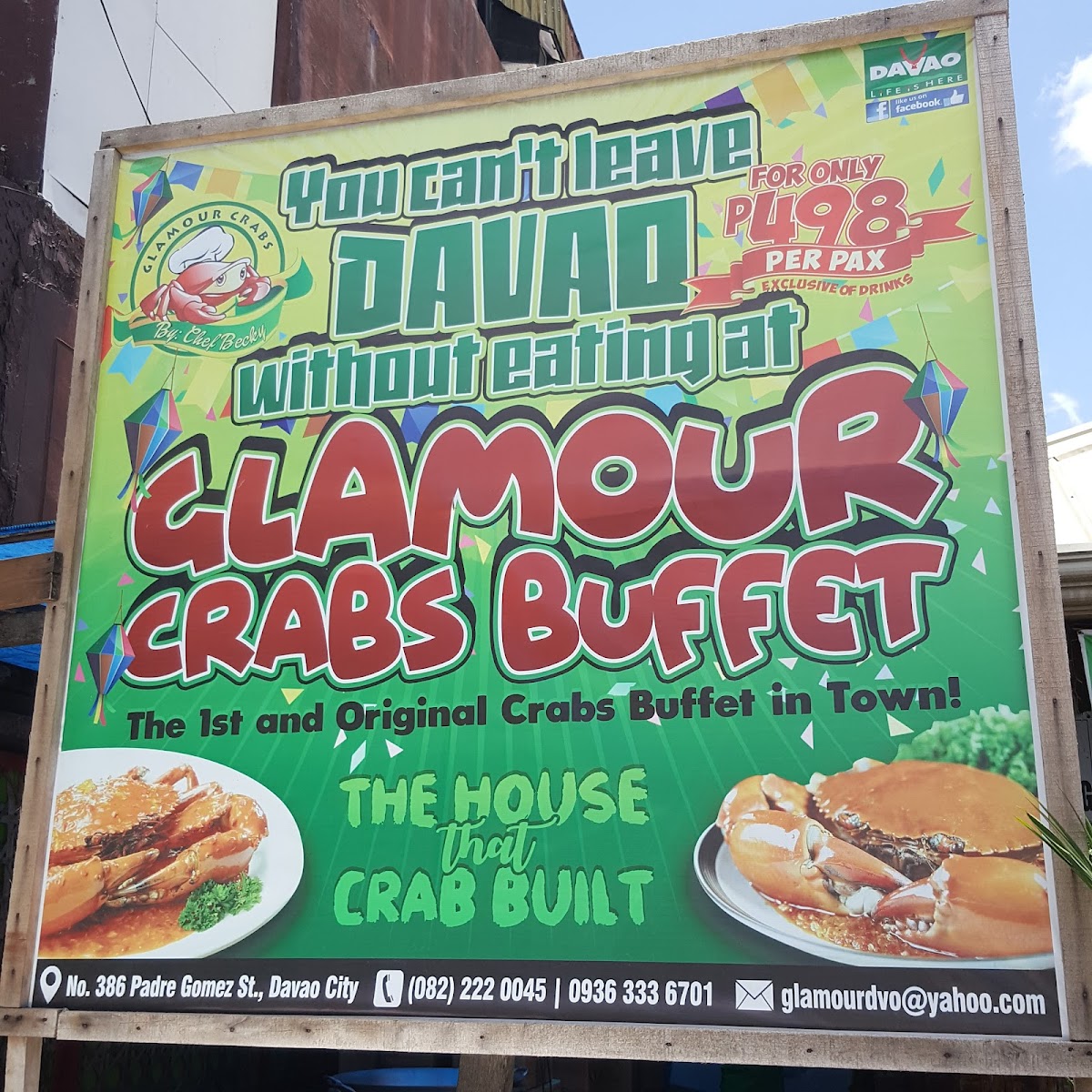 Menu Glamour Crabs Buffet Resto N Caterer Restaurant-1