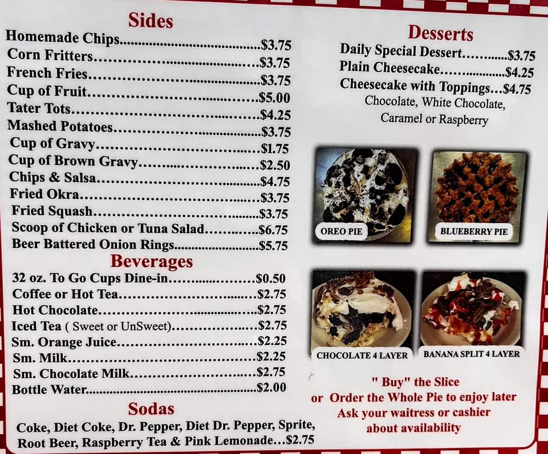 Menu Glenda's Cafe & Catering-1