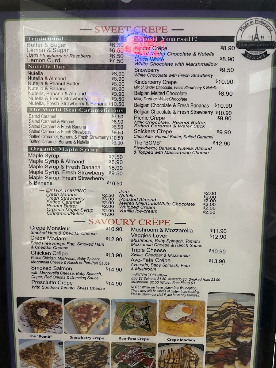 Menu Glenferrie Crêpe Cafe-1