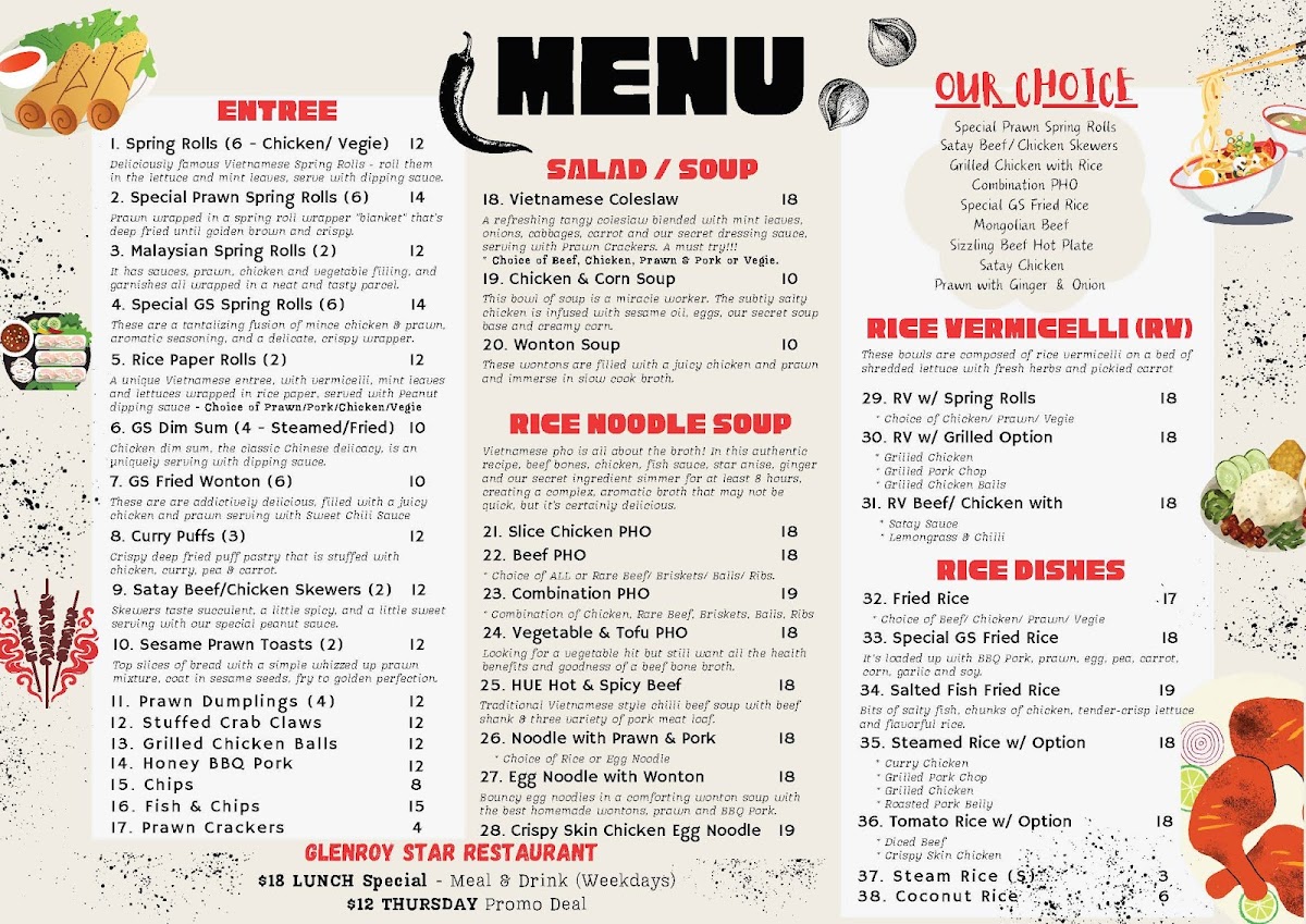 Menu Glenroy Star Restaurant-2