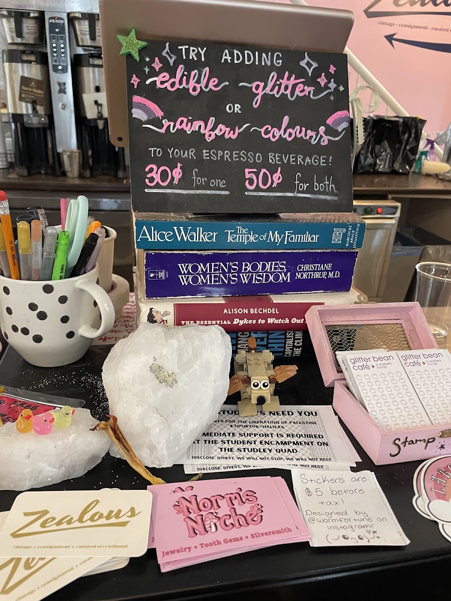 Menu Glitter Bean Cafe Co-Op-5