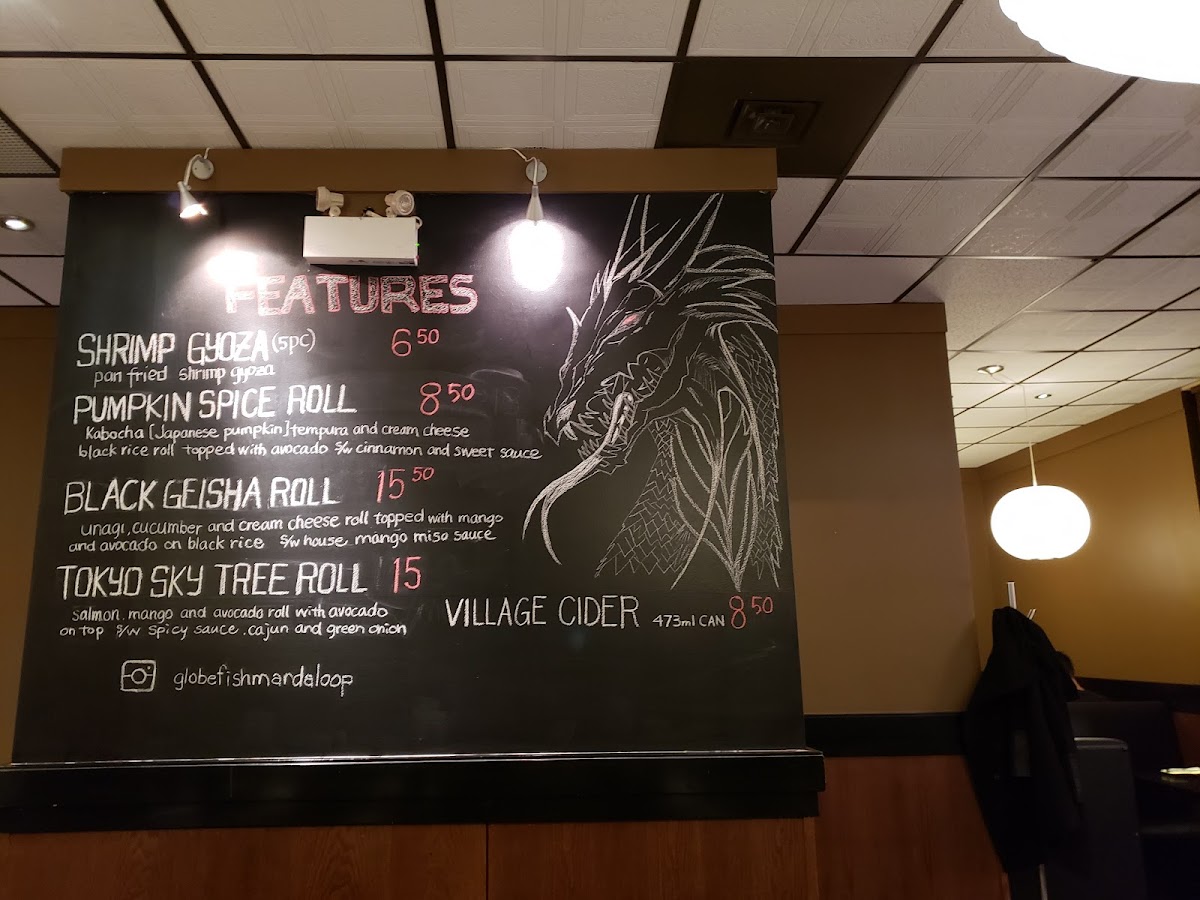 Menu Globefish Marda Loop Sushi & Izakaya-2