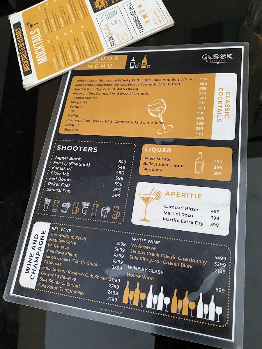 Menu Glook The Sky Lounge-9