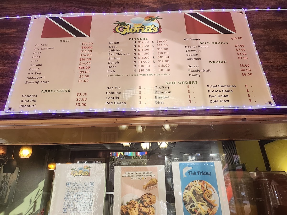 Menu Gloria's-2