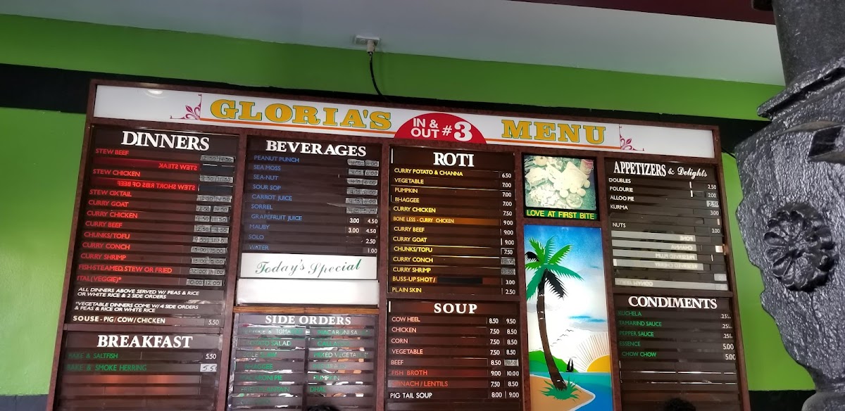 Menu Gloria's-5