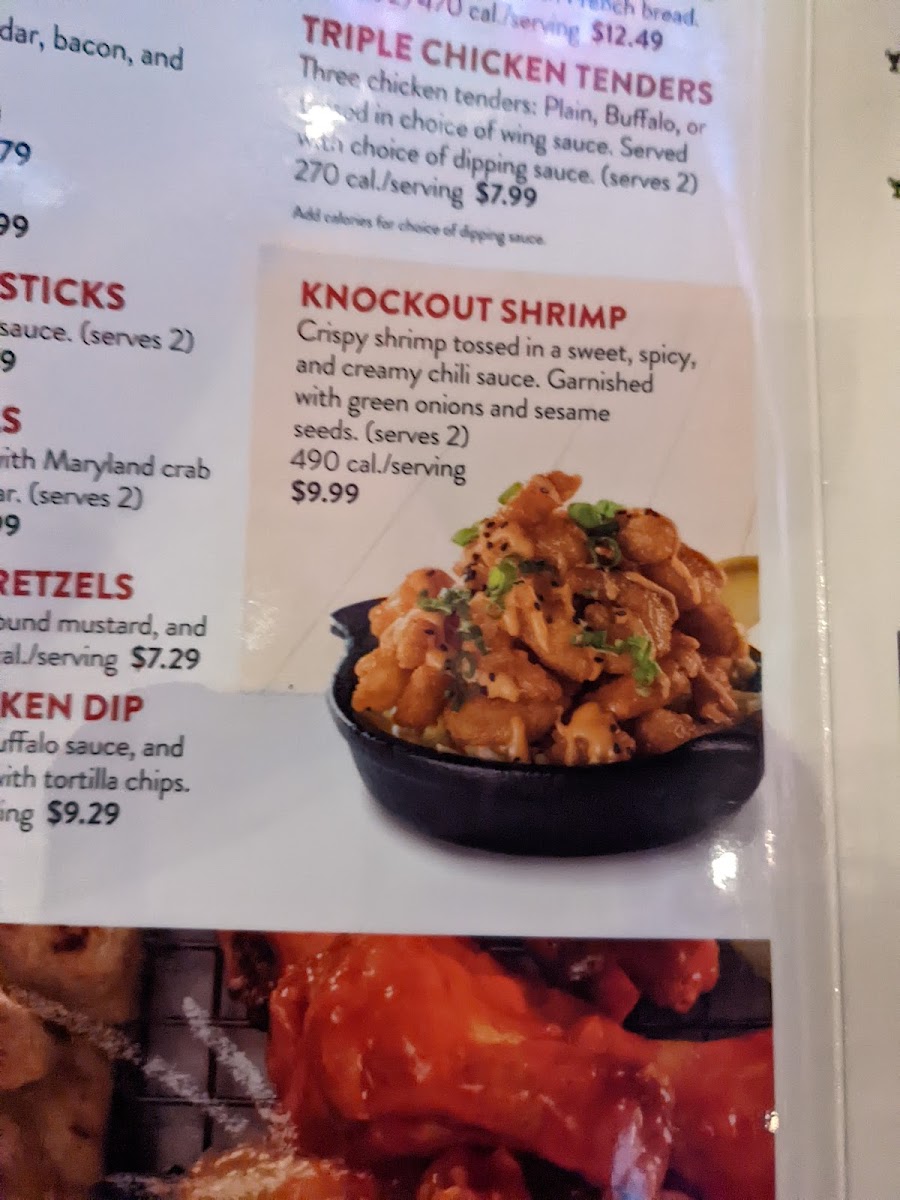 Menu Glory Days Grill-9