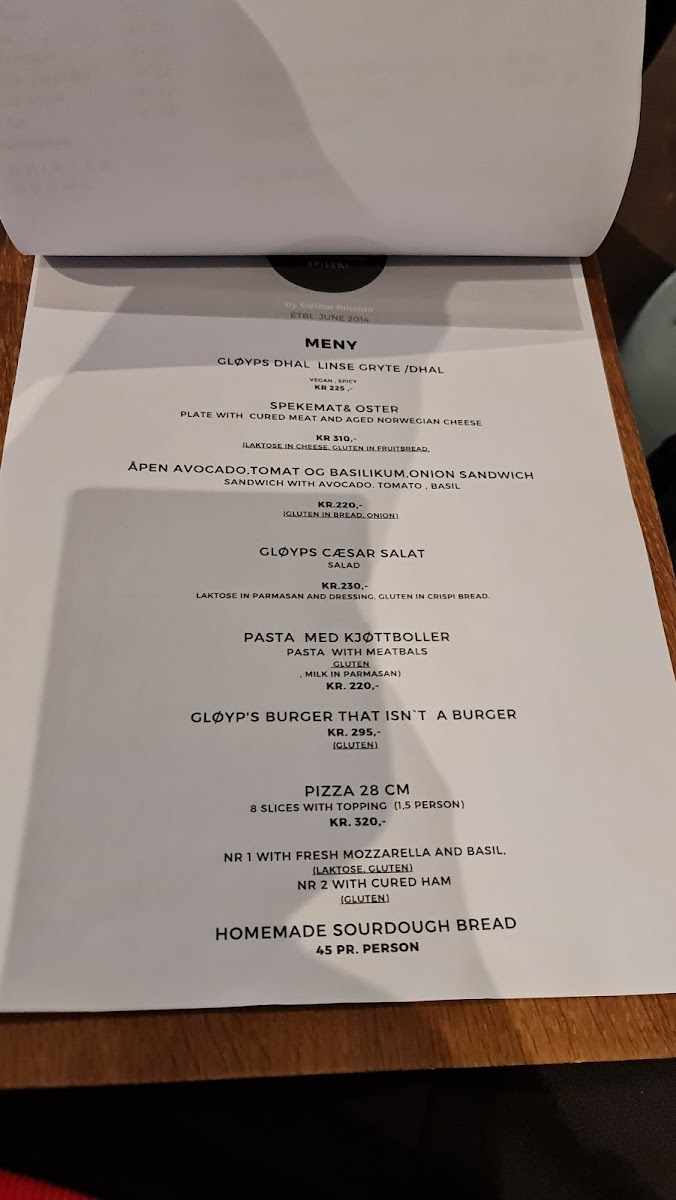 Menu Gløyp Spiseri-1