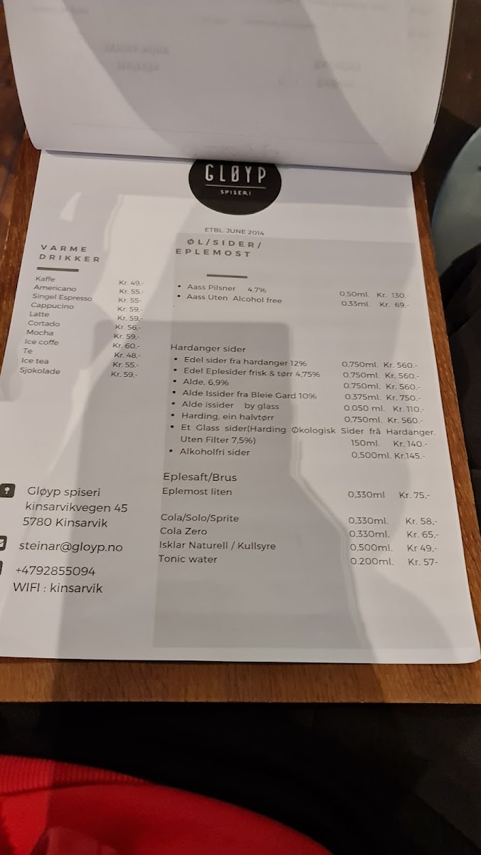 Menu Gløyp Spiseri-2