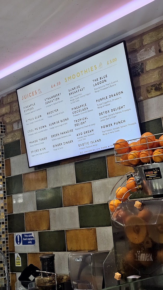 Menu Go Falafel - Liverpool-1
