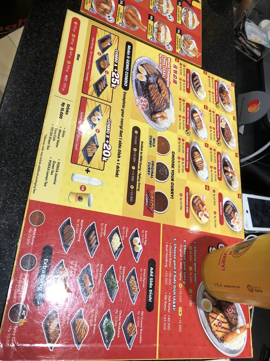Menu Go! Go! Curry - Living Plaza Puri-8