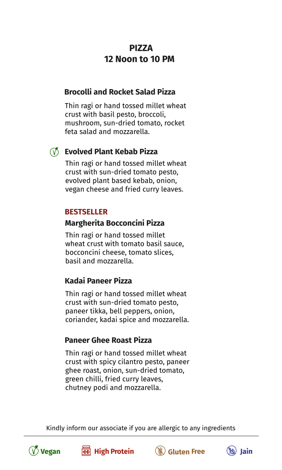 Menu Go Native Jayanagar-7