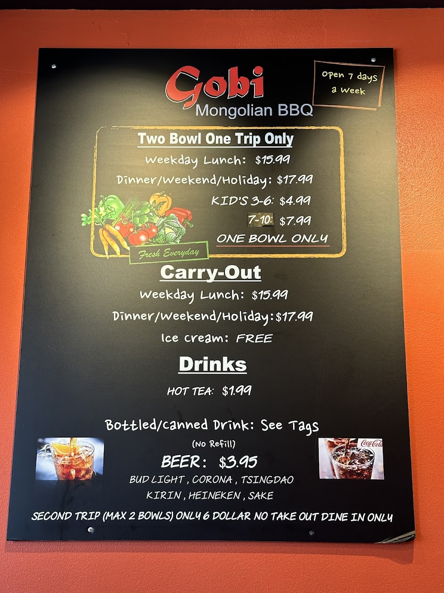 Menu Gobi Mongolian Bbq-1