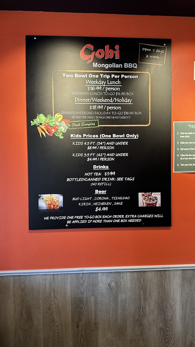 Menu Gobi Mongolian Bbq-2