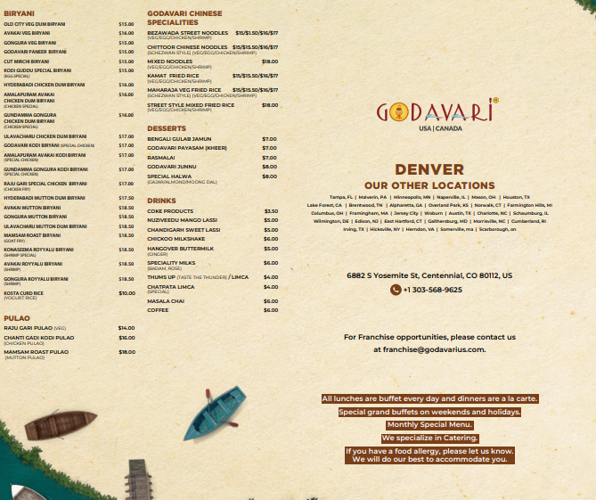 Menu Godavari Denver-1