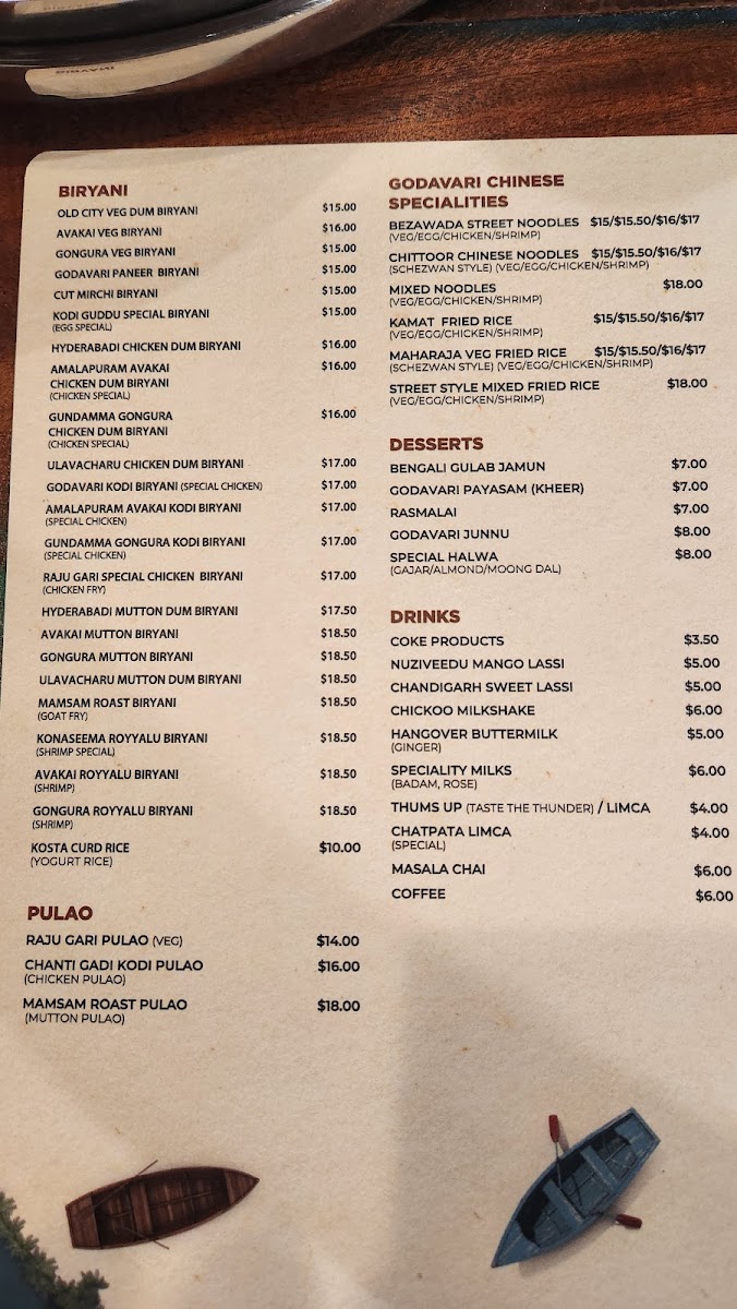 Menu Godavari Denver-9