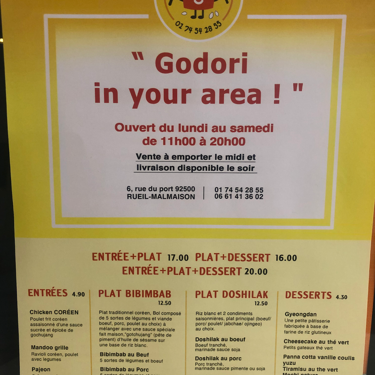 Menu Godori-6