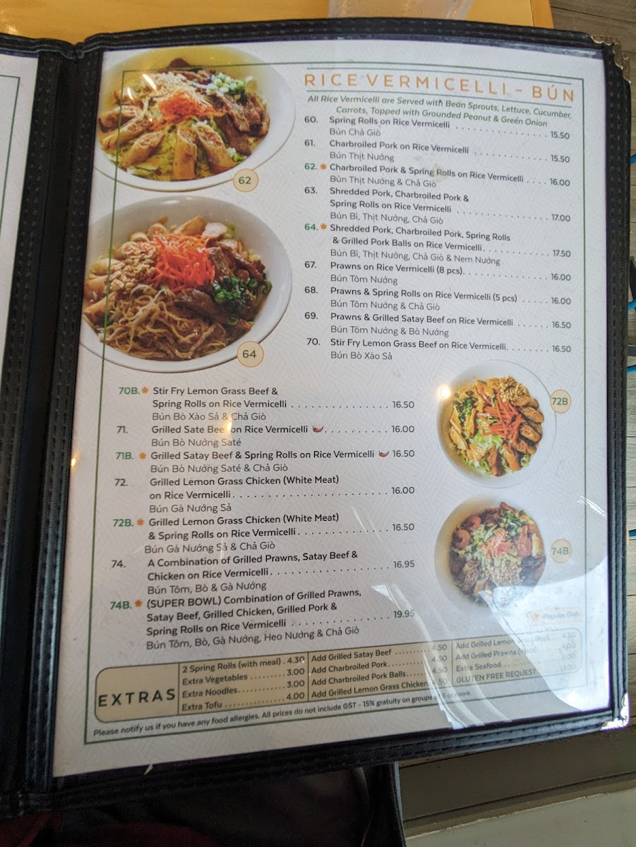 Menu Golden Bell 17 Ave Sw-3