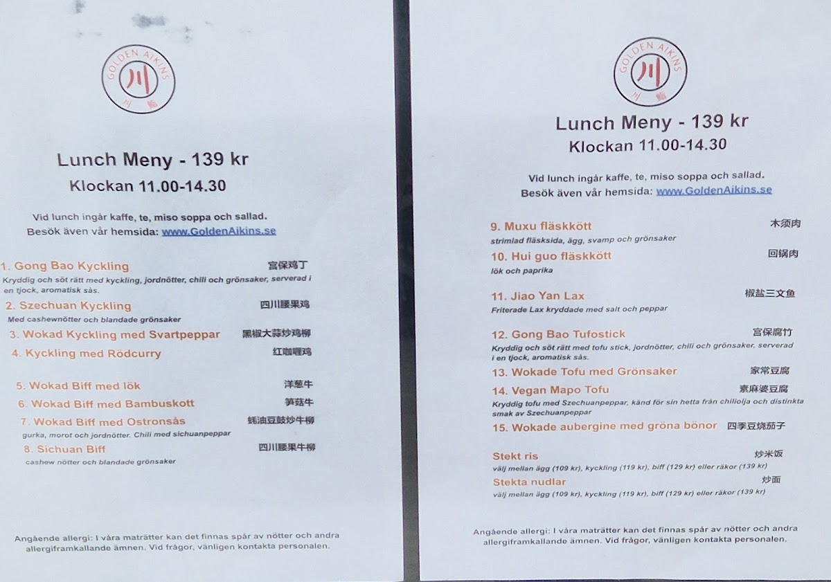 Menu Golden China & Aikins Sushi-7