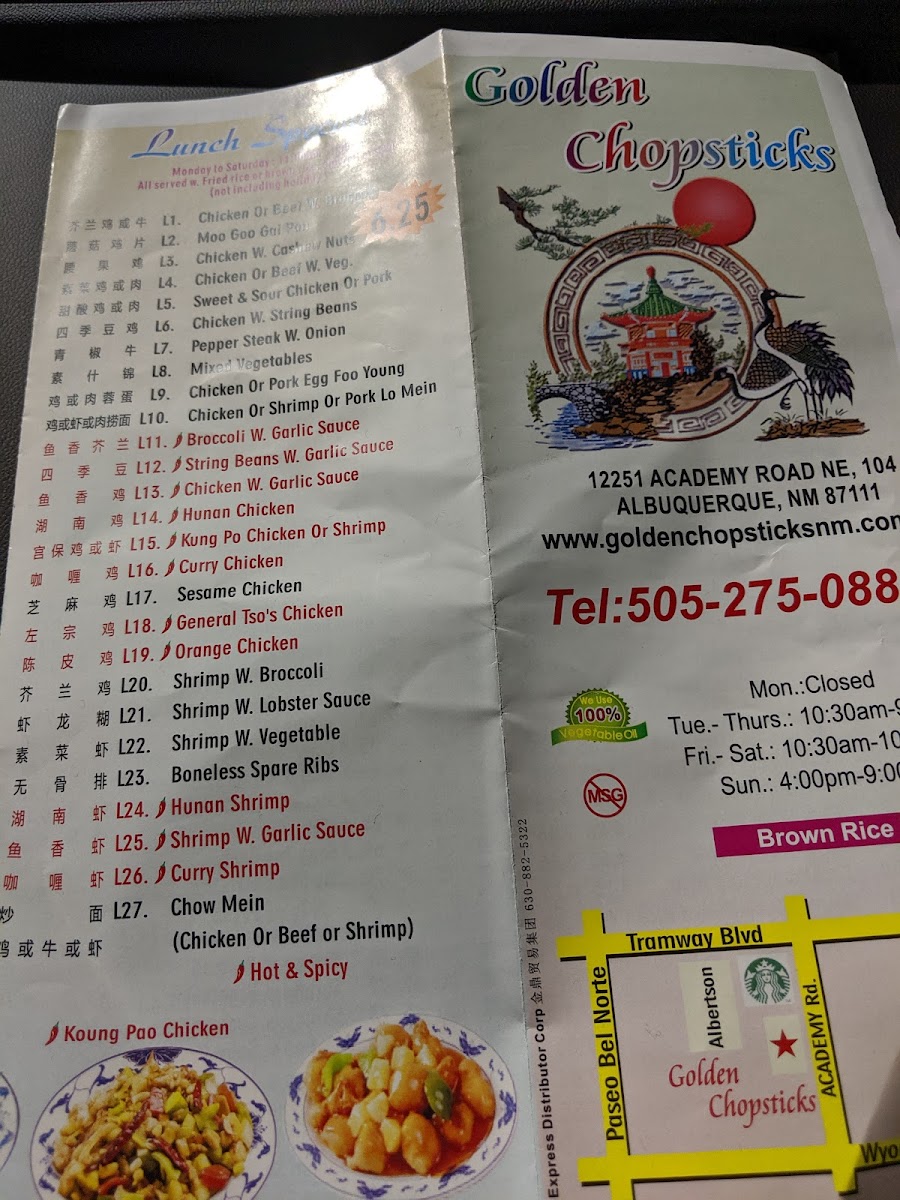 Menu Golden Chopsticks-3