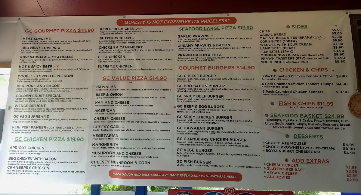 Menu Golden Crust Pizza-1