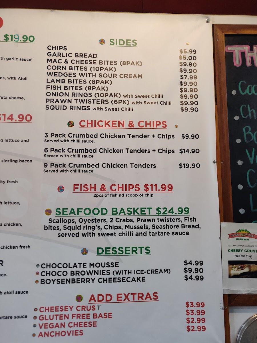 Menu Golden Crust Pizza-10