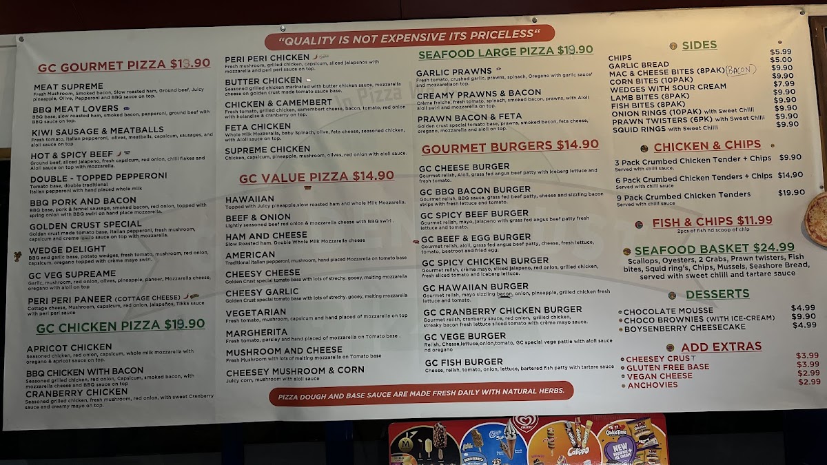 Menu Golden Crust Pizza-2