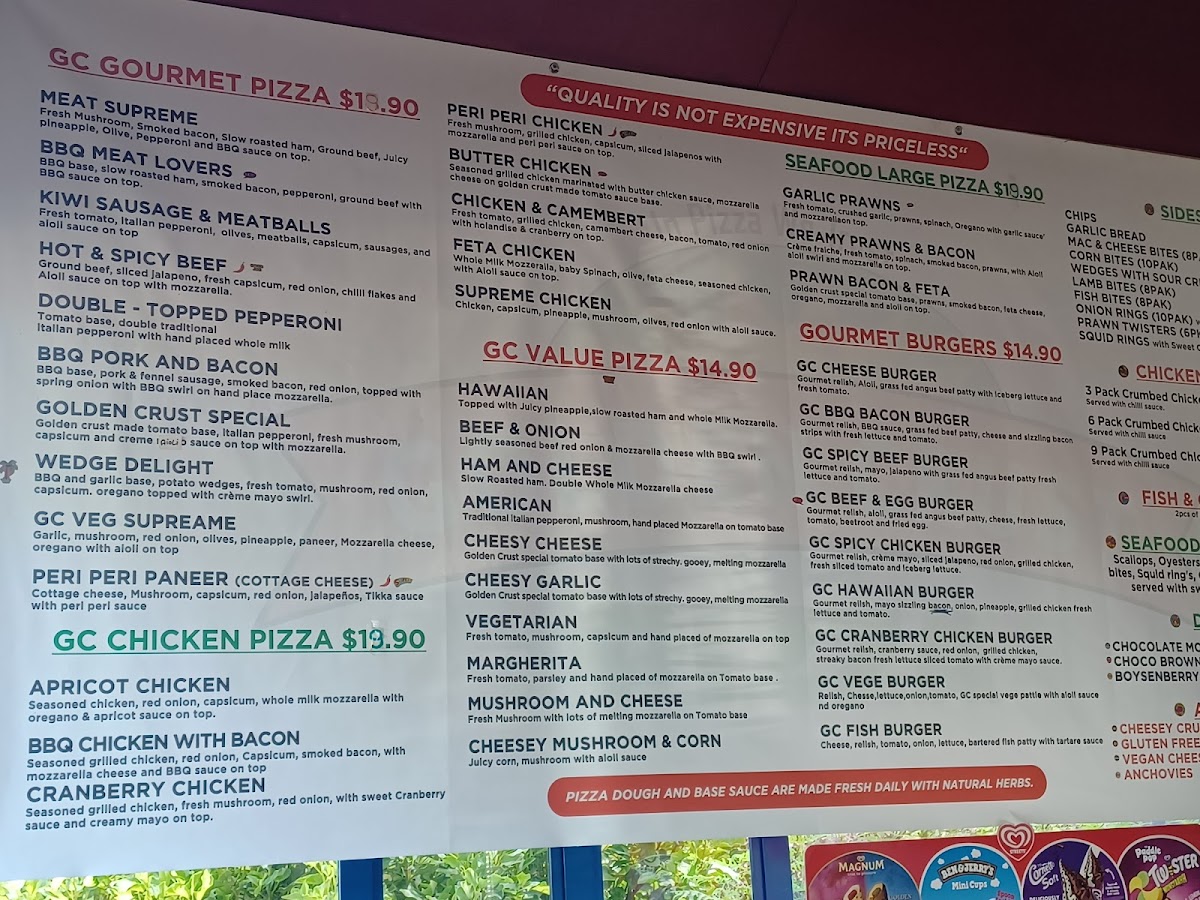 Menu Golden Crust Pizza-4