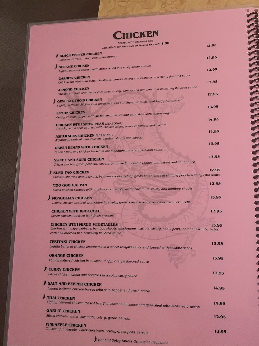 Menu Golden Dragon Chinese Restaurant-2