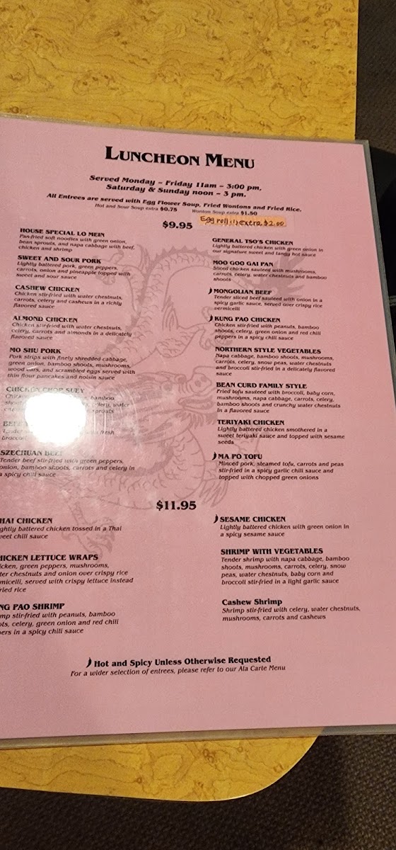 Menu Golden Dragon Chinese Restaurant-9