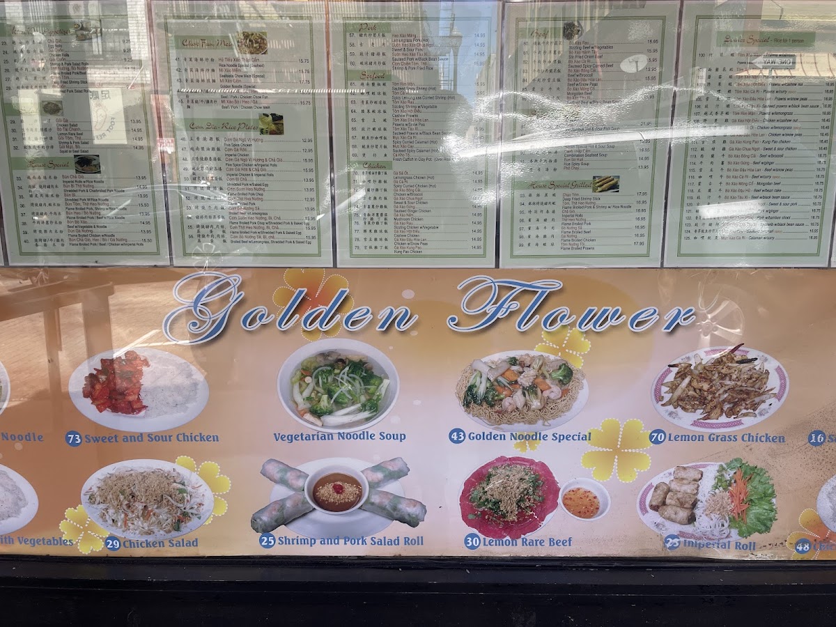 Menu Golden Flower Restaurant-6