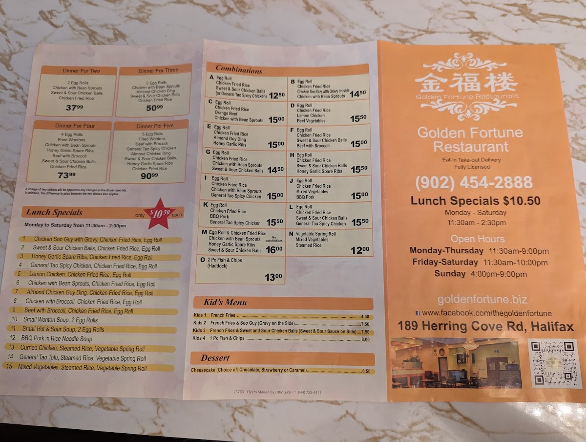 Menu Golden Fortune Restaurant 金福楼-4
