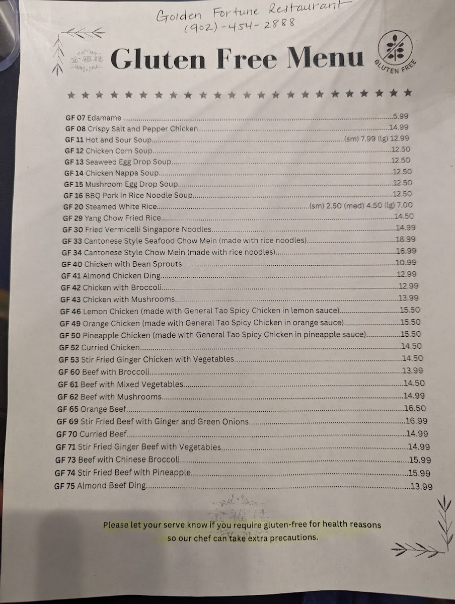 Menu Golden Fortune Restaurant 金福楼-8