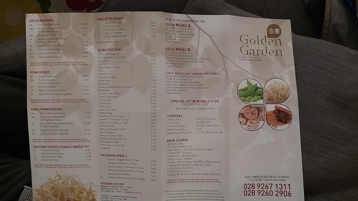 Menu Golden Garden-2