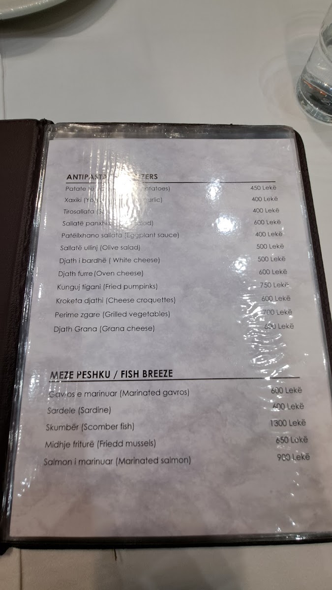 Menu Golden Hook (Grepi I Artë)-3
