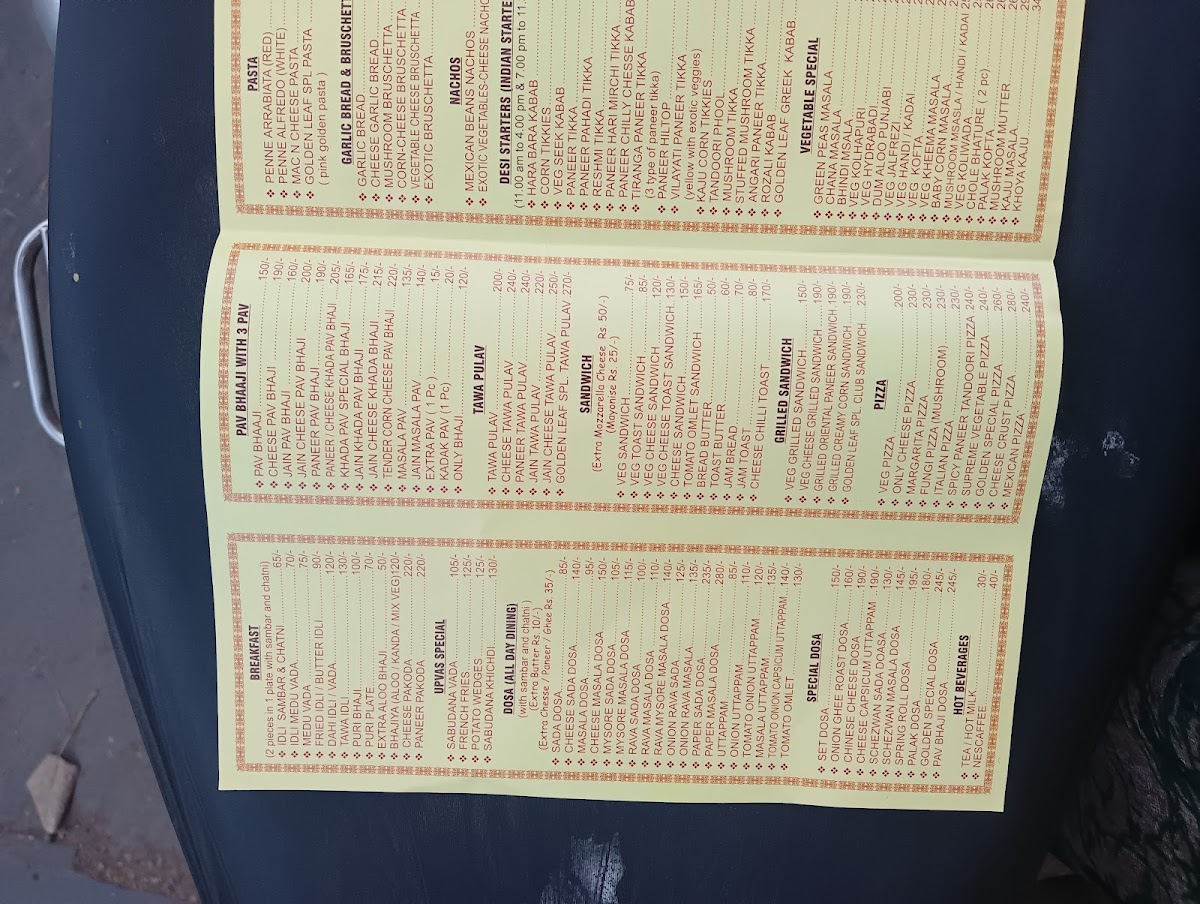 Menu Golden Leaf Pure Veg Restaurant-7