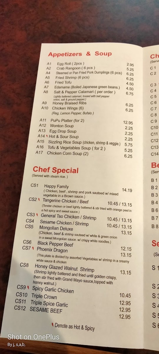 Menu Golden Palace Express-4
