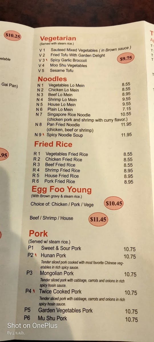 Menu Golden Palace Express-8
