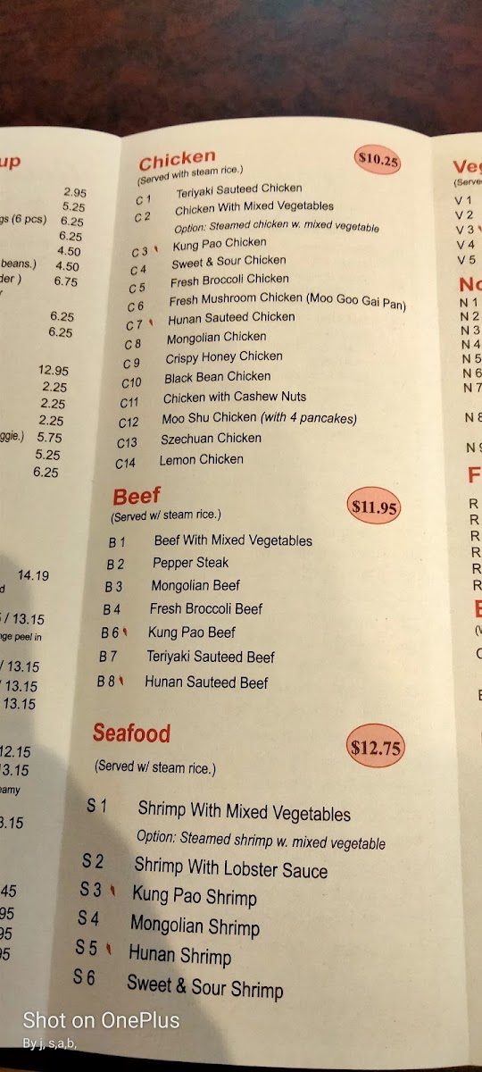 Menu Golden Palace Express-9