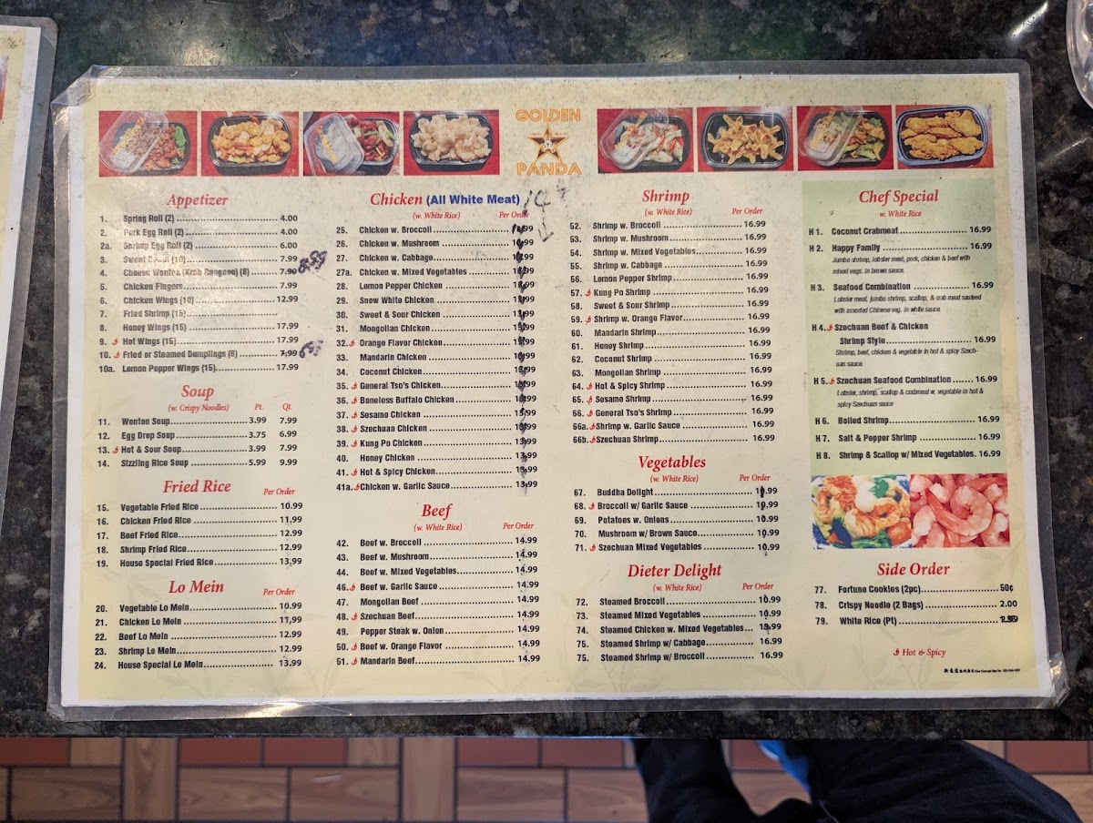 Menu Golden Panda-2