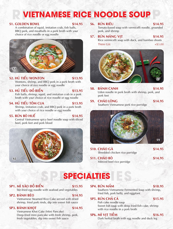 Menu Golden Phở & Grill-4