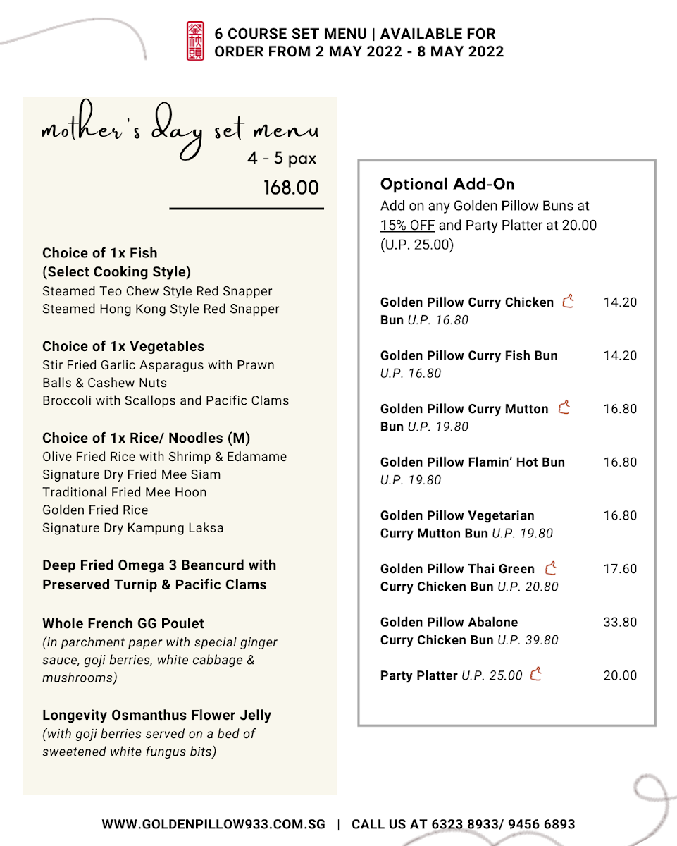 Menu Golden Pillow 933 Pte Ltd-6