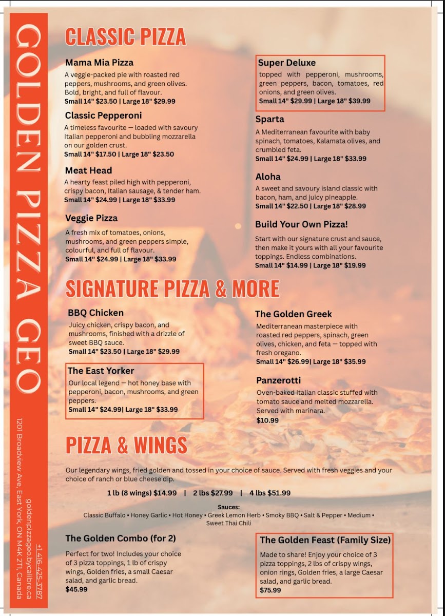 Menu Golden Pizza Geo-3