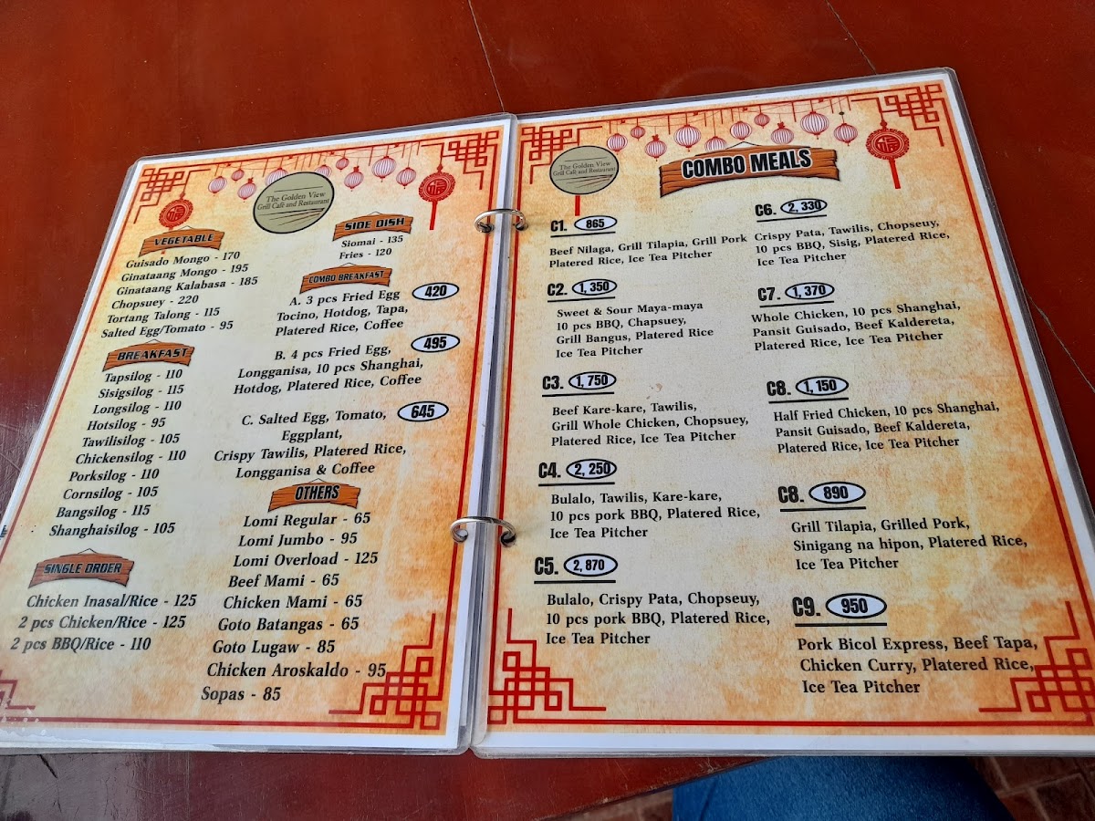Menu Golden View Grill Cafè And Restaurant-4