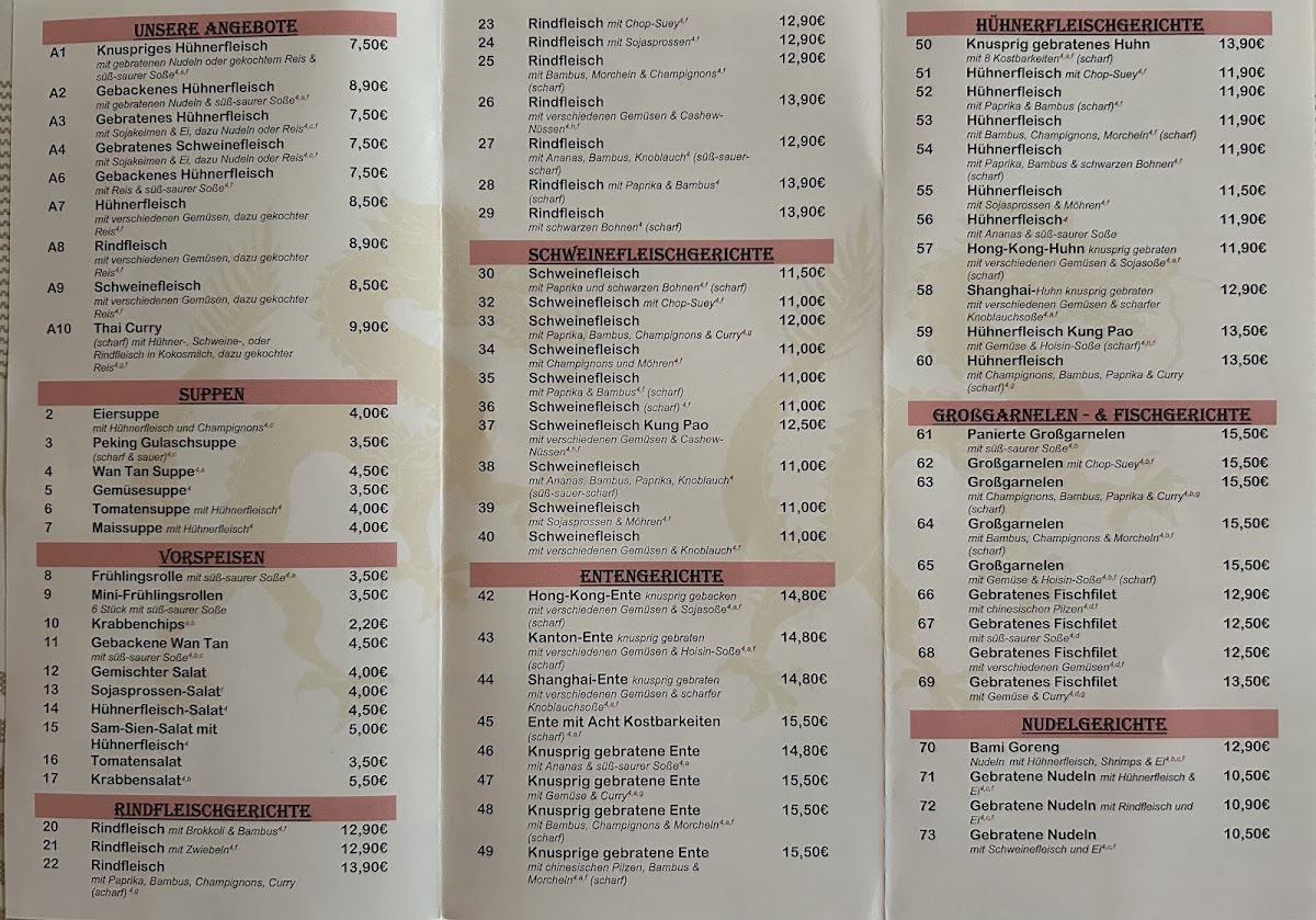 Menu Goldener Drache-1