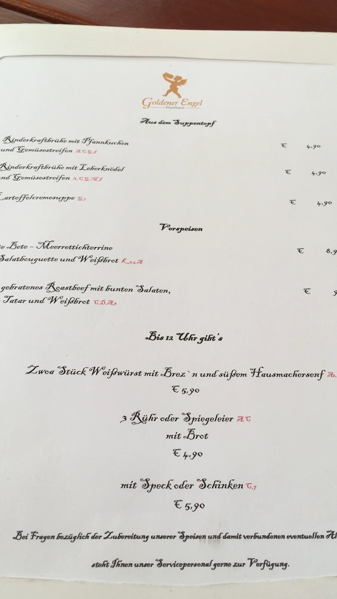 Menu Goldener Engel-3