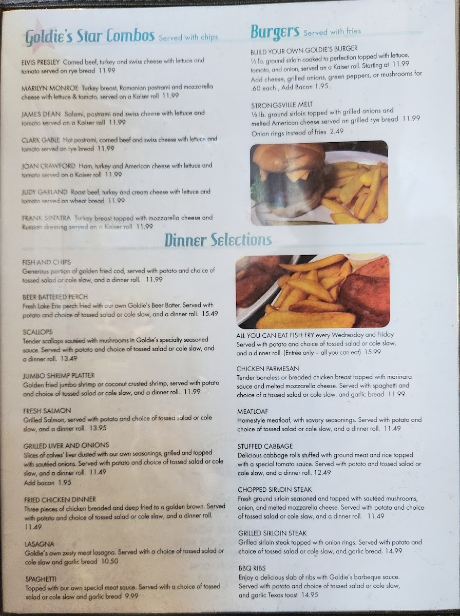 Menu Goldie’S Deli & Restaurant-4