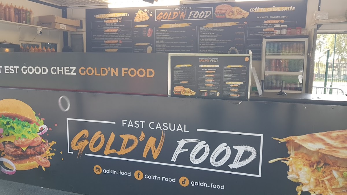 Menu Goldn Food - Crepes Et Burgers Evry Courcouronnes-5