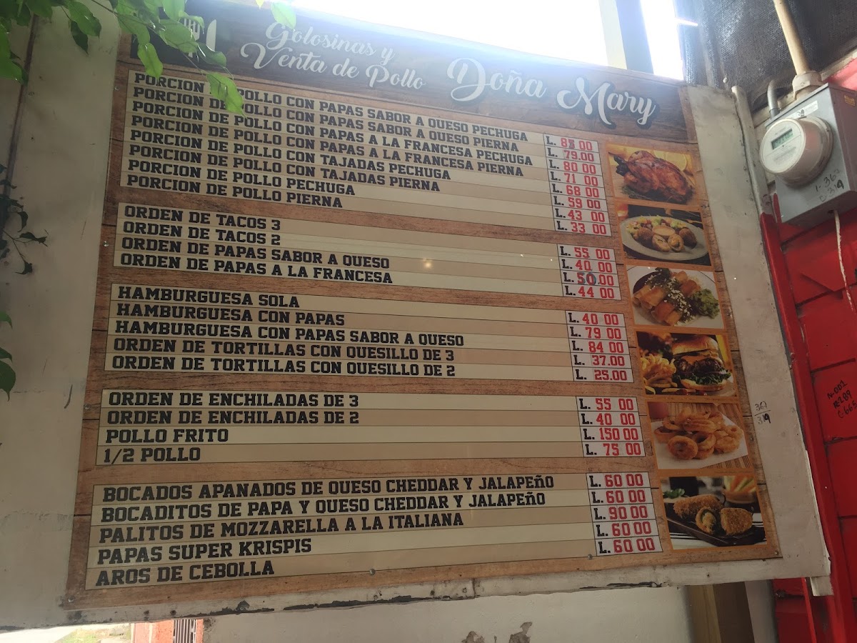 Menu Golosinas Doña Mary-3